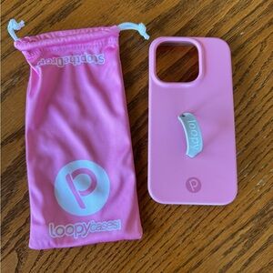 Loopy Case iPhone 15 Pro - Bubblegum Pink